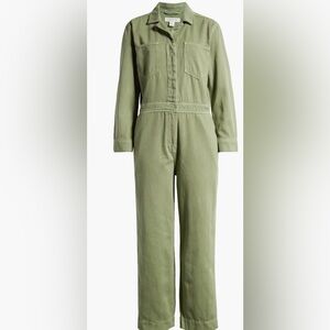 TREASURE & BOND Green Utility Jumpsuit Overall S NWOT